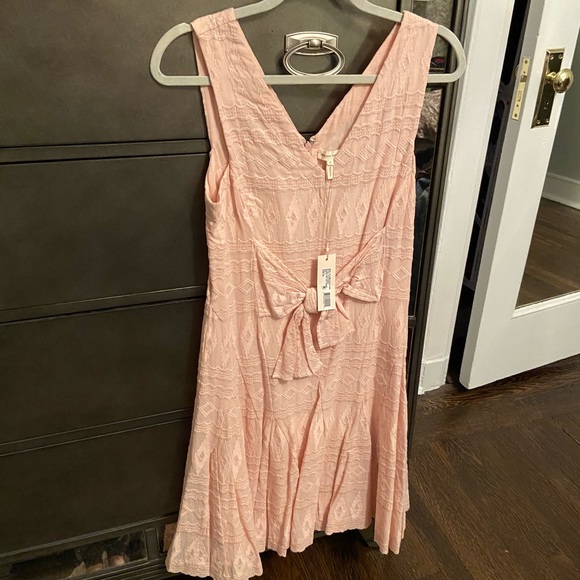 NWT Rebecca Taylor Embroidered Gauze Dress - Picture 4 of 4